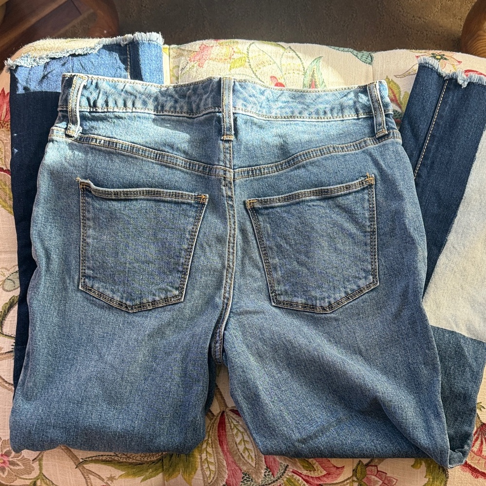 Universal Thread Patchwork Blue Jeans - Picture 5 of 8
